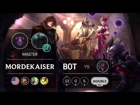 Mordekaiser Bot vs Lucian - NA Master Patch 9.24