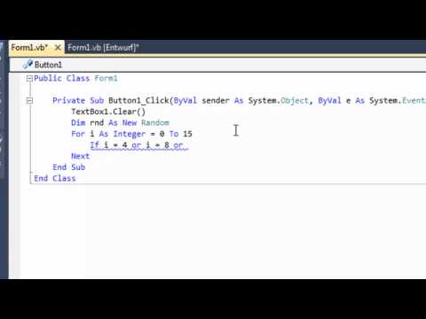 Visual Basic 2010 Tutorial #3 Keygenerator erstellen