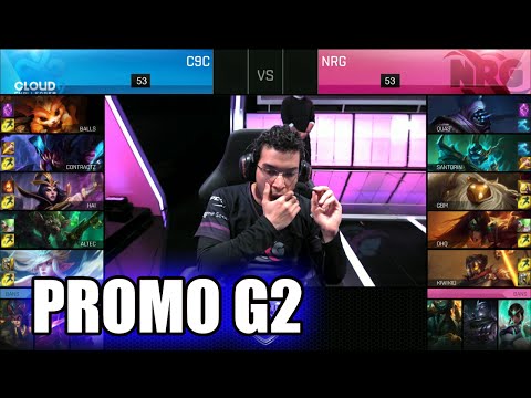 NRG vs C9C (Cloud 9 Challenger) | Game 2 S7 NA LCS Spring 2017 Promotion Tournament | NRG vs C9C G2