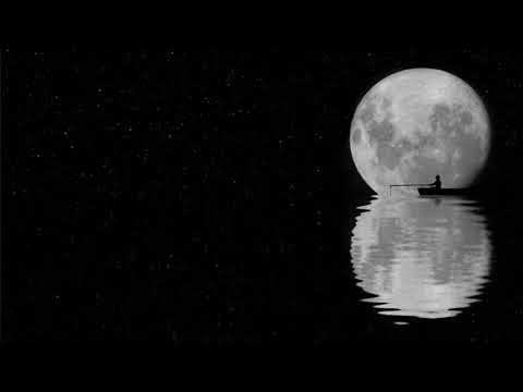 Canoe On The Lake At Night Sounds - With Lonesome Loon Call {8 Hours} *No Music}