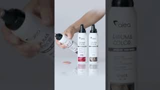 Alea Espuma Color barevná tužící pěna na vlasy POPELAVÁ 150 ml