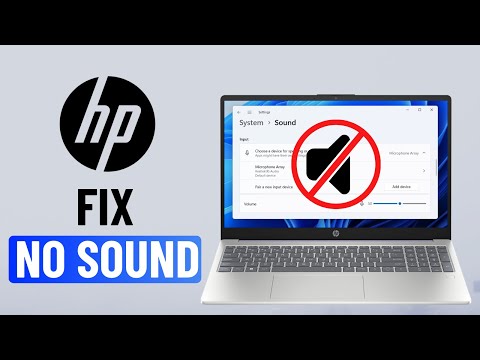 Fix No Sound or Audio on HP Laptop (Windows 11/10)