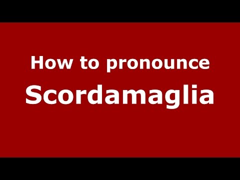 How to pronounce Scordamaglia (Spanish/Argentina) - PronounceNames.com