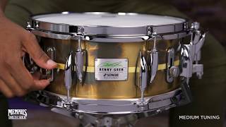 Video thumbnail for Sonor 13x5.75 Benny Greb Signature Brass Snare Drum by Memphis Drum Shop