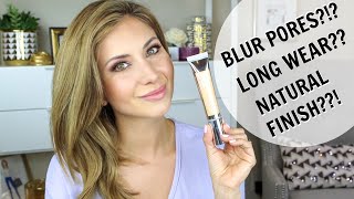 Foundation Review and Wear Test Becca Skin Love BLUR Foundation | Does it Really Blur Pores?!