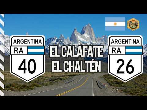 🇦🇷 Ruta El Calafate- El Chaltén 🏔️ Ruta 40 ✅  Paisajes increíbles con el Fitz Roy de fondo ❄️
