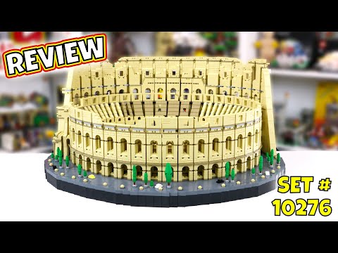 Showcasing the World's LARGEST LEGO Set Review - LEGO Roman Colosseum # 10276