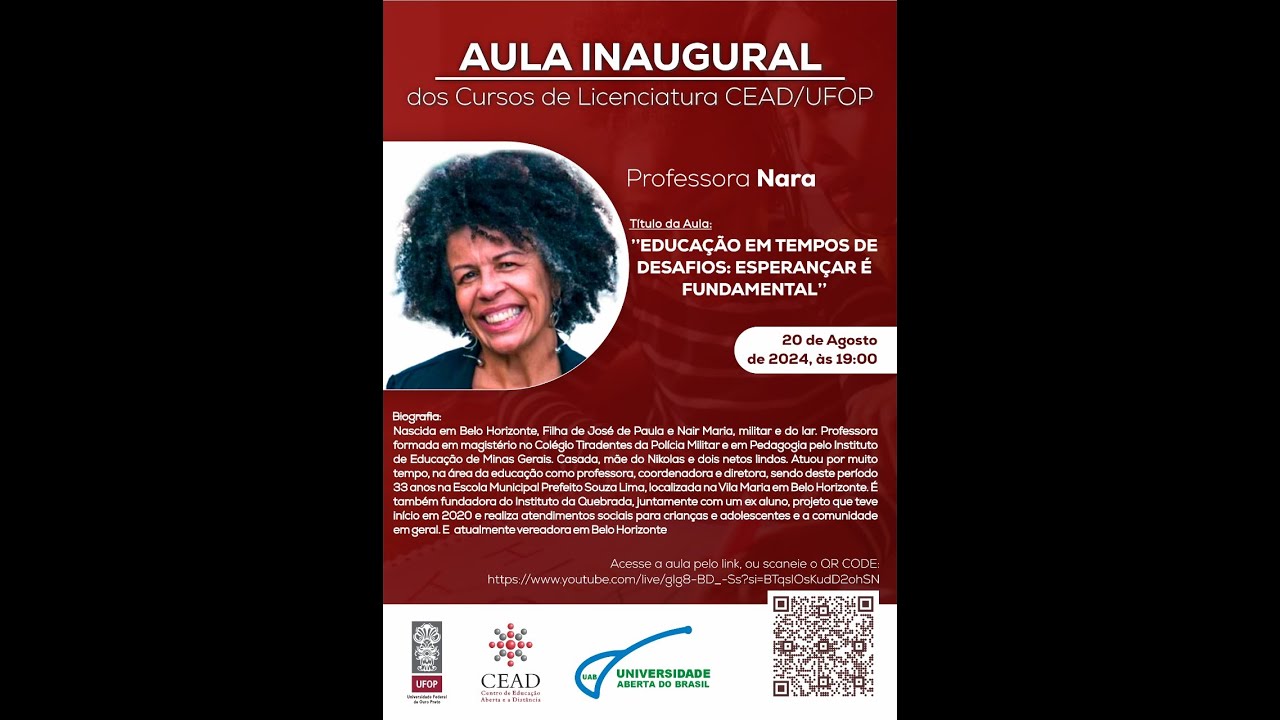 Aula Inaugural dos Cursos de Licenciatura