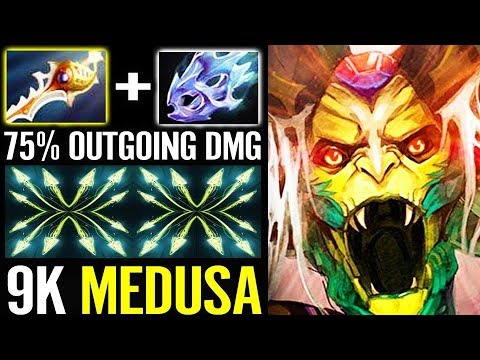 9K MMR MEDUSA - MATUMBAMAN DIVINE LAST PUSH DOTA 2 GAMEPLAY
