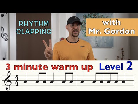 HOW TO READ MUSIC - LEVEL 2 -  Eighth Notes and Repeat Signs - Rhythm Clapping with Mr. Gordon