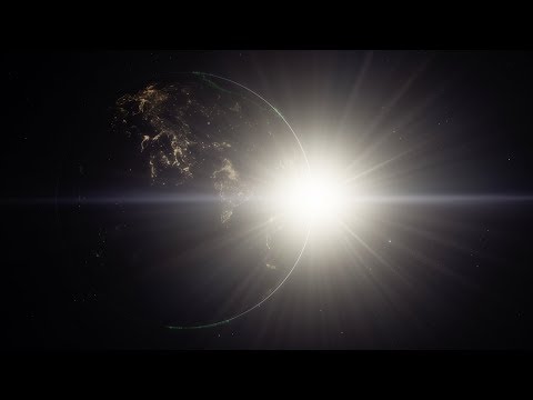 Visualisation of the Earth's 67000 mph orbit speed