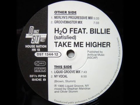 H2O Feat. Billie ‎– Satisfied (Liquid Groove Mix)