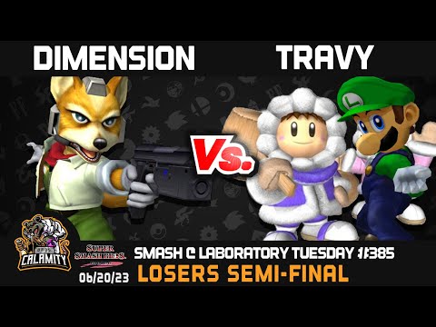 S@LT #385 | #SSBM Singles - Dimension vs Travy - Losers Semi-Final