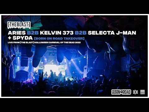 Aries B2B Kelvin 373 B2B Selecta J-Man + Spyda // [THE BLAST] Halloween Carnival of the Dead 22