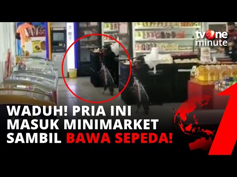 Waduh! Pria Ini Masuk Minimarket Sambil Bawa Sepeda! | tvOne