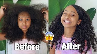 BRAIDOUT TRANSFORMATION! FT. CURLDAZE HAIR CARE
