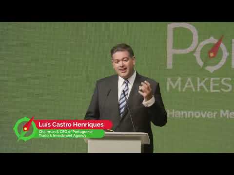 Luís Castro Henriques | Opening Cerimony at Portugal Pavilion, 30 May | HANNOVER MESSE 2022