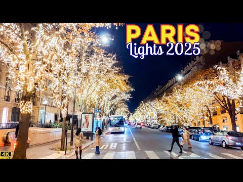 15 November 2025 – Paris Christmas Lights 2025 ✨ | Chapter 1 | 4K HDR Paris Walk