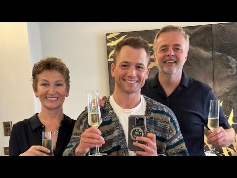 Taron Egerton father, mom battling cancer, stepdad and half-sisters