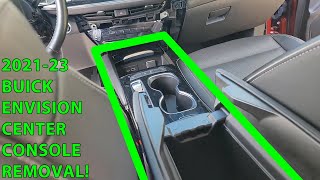 How To Remove 2021-2023 Buick Envision Center Console.
