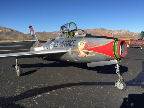 Giant Scale RC F-84F Thunderstreak -- Arizona Jet Rally 2015