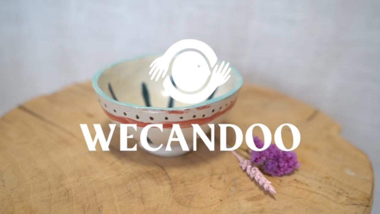 Modelez et décorez vos deux pièces en céramique - Vidéo