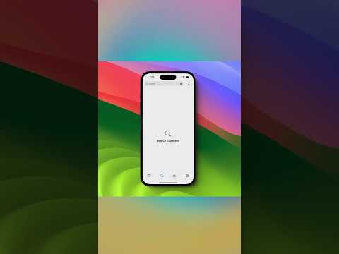 SwiftUI Expense Tracker App | SwiftData | Widgets | App Lock | Animations #swiftui thumbnail