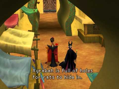 Kingdom Hearts, English cutscene: 90 - Agrabah - HD 720p