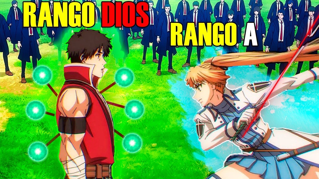 Everyone thinks he is Rank F and makes fun of him but he hides the POWERFUL PHYSICAL of GOD Rank