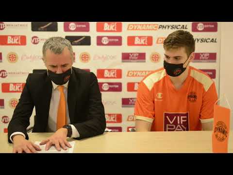 Press konferencija KK Dynamic VIP PAY KK Pirot (103:74) 18.kolo KLS 2021