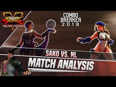 SFV AE Match Analysis: Combo Breaker 2018 - Sako vs. NL