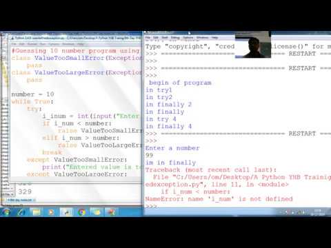 203 Python User Defined Exception Python Programming Tutorial For Beginner To Advance With Source Co