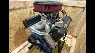 GT40 Build Part 1 - Carb and Air Cleaner Installed on the Motor