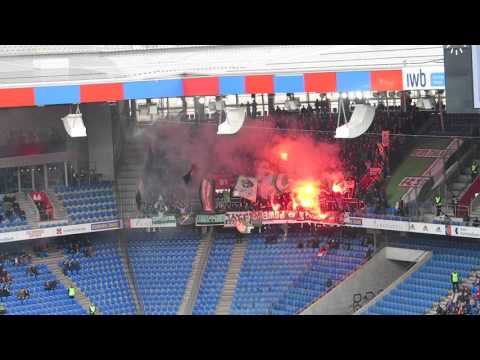 FC Basel - FC St. Gallen 4:2 | Pyro