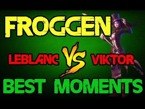 Froggen as LeBlanc vs Viktor | BEST MOMENTS