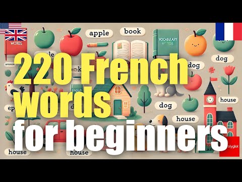 220 French words for beginners | Passive listening | L2Language | with hiragana