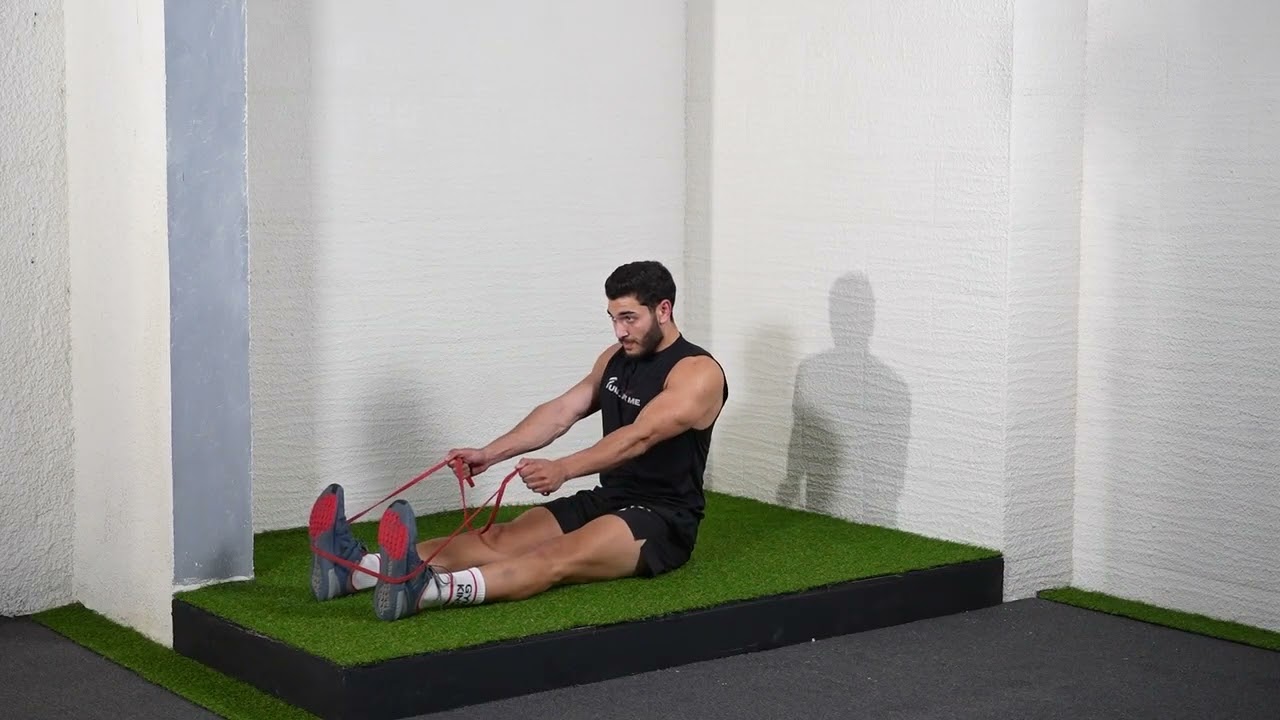 Resistance Band Seated Rows exercise thumbnail