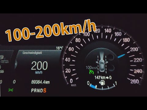 Ford S-Max 2.0 Ecoboost 100-200km/h - 240 PS - 345 Nm - Automatic