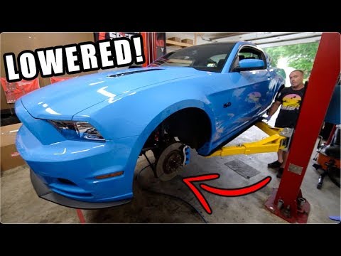 BUILDING BLUCIFER: Going STATIC with H&R Supersports! | Episode 8