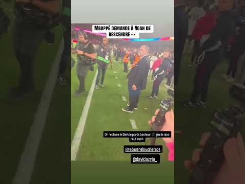 Mbappé demande à Noah de le rejoindre après le Classico  #mbappe #clasico #realmadridfc #noahlunsi