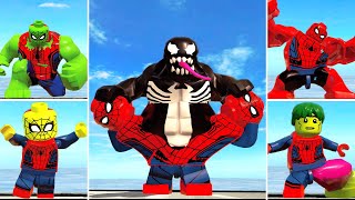 Spider-Man Homecoming transform to Big Fig Character in LEGO Marvel Super Heroes 2 part1