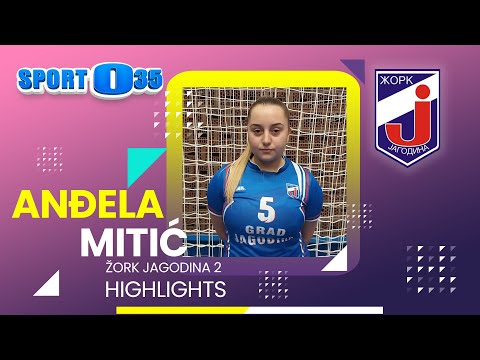 Anđela Mitić  Highlights (20.03.2022) Žork Jagodina 2 -Žrk Radnički