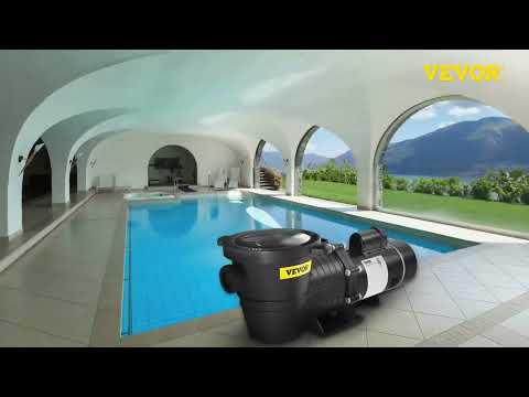 VEVOR Pool Pump 1.5HP 230V: Powerful, Energy-Saving, Dual Speed for Crystal Clear Pools