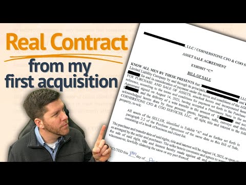 My First Accounting Firm Acquisition (Real Paperwork + Deal Structure)