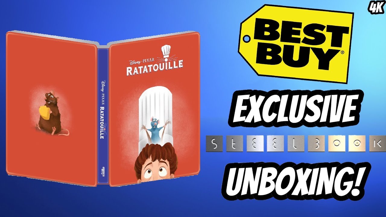 RATATOUILLE 4K (Steelbooks) Unboxing and Review With Commentary