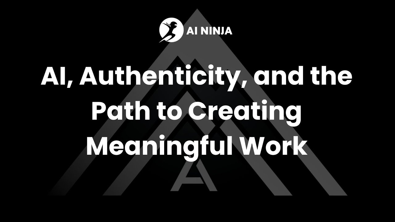 AI Authenticity and the Apex Journey: Transforming Work and Life