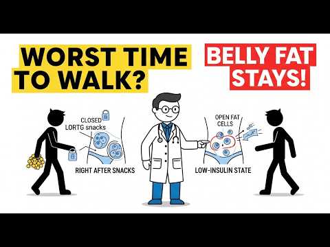 The WORST Time to Walk for Belly Fat Loss (You Might Be Doing This Daily)