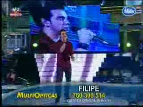 Filipe Pinto - 6ª Gala Idolos 2009 - Amy winehouse ( Valerie )