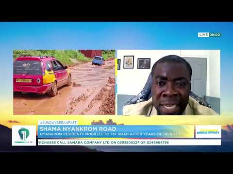 Shama Nyankrom Road: Residents Mobilise to Fix Road After Years of Neglect