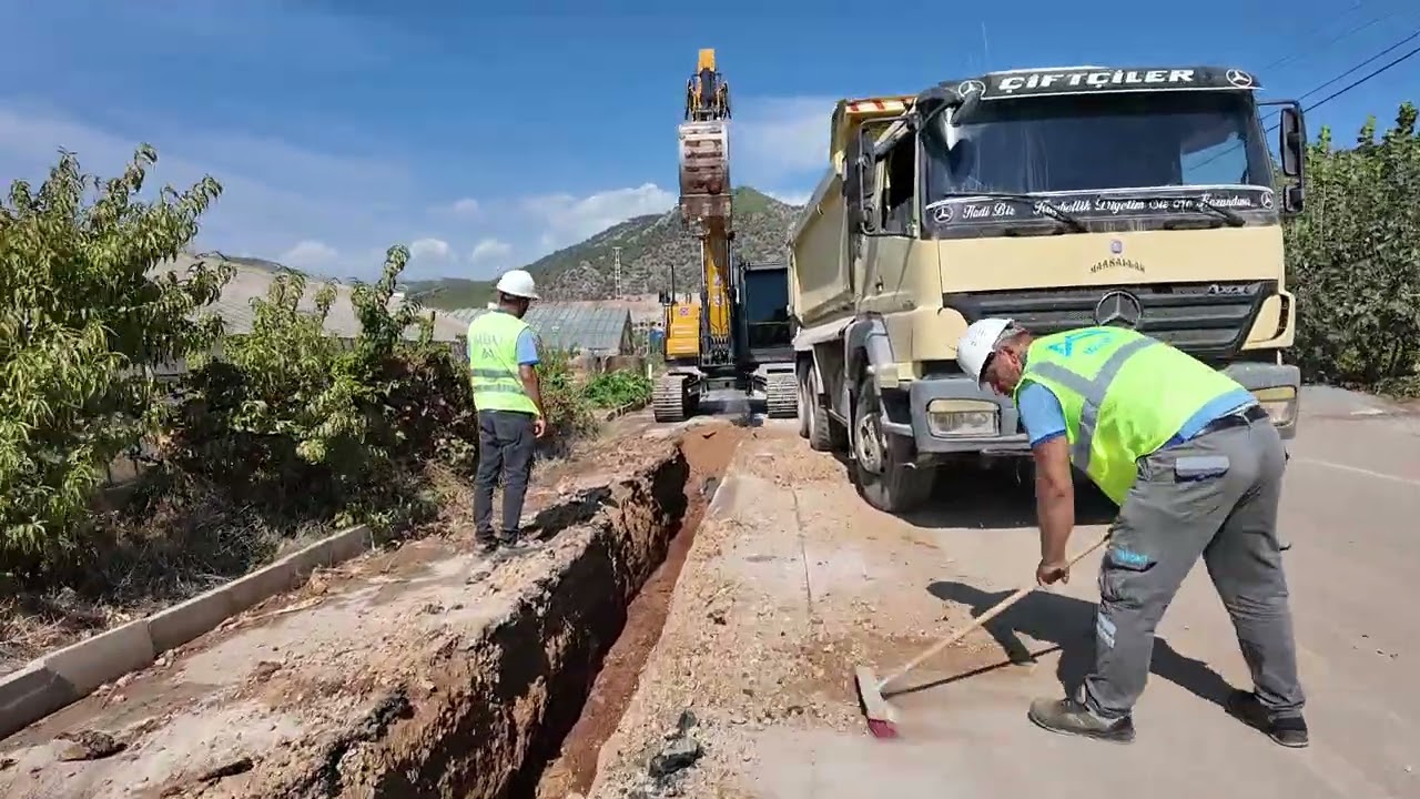 MESKİ’DEN AYDINCIK’TA İÇME SUYU HATTI YENİLEME ÇALIŞMASI
